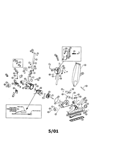 Upright Vacuum Diagram and Parts List for 2078  Dirt Devil Upright Vacuum